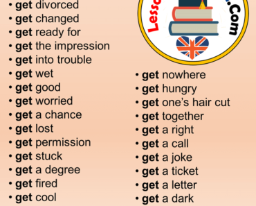 English Collocations with GET