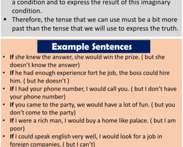 English If Clauses Type 3, Definiton and Example Sentences - Lessons ...