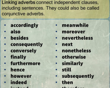 Linking Adverbs Examples Archives Lessons For English