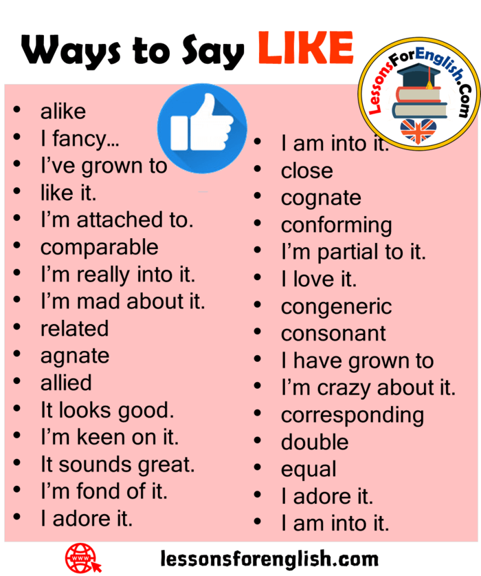 31-ways-to-say-like-in-english-lessons-for-english